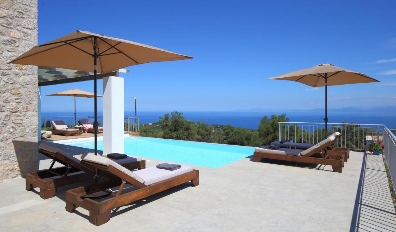 Tsoukaládhes Tsakmakis Villas Luxury- Panoramic Sea View - Lefkada מראה חיצוני תמונה