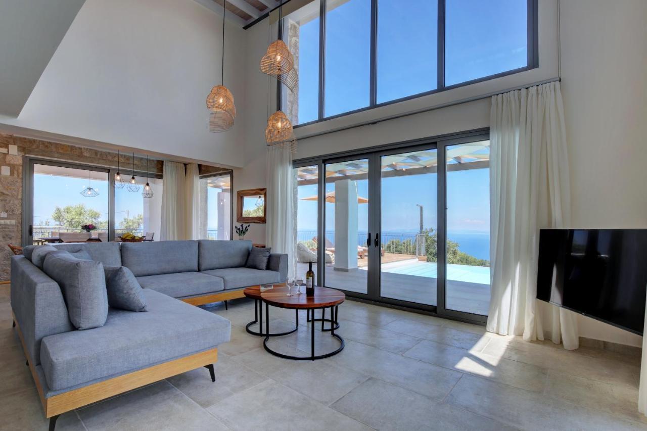 Tsoukaládhes Tsakmakis Villas Luxury- Panoramic Sea View - Lefkada מראה חיצוני תמונה