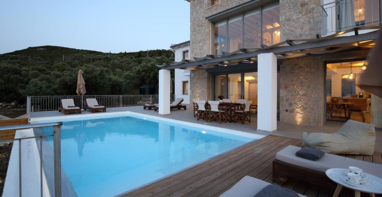 Tsoukaládhes Tsakmakis Villas Luxury- Panoramic Sea View - Lefkada מראה חיצוני תמונה
