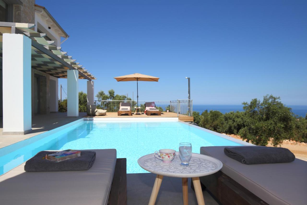 Tsoukaládhes Tsakmakis Villas Luxury- Panoramic Sea View - Lefkada מראה חיצוני תמונה