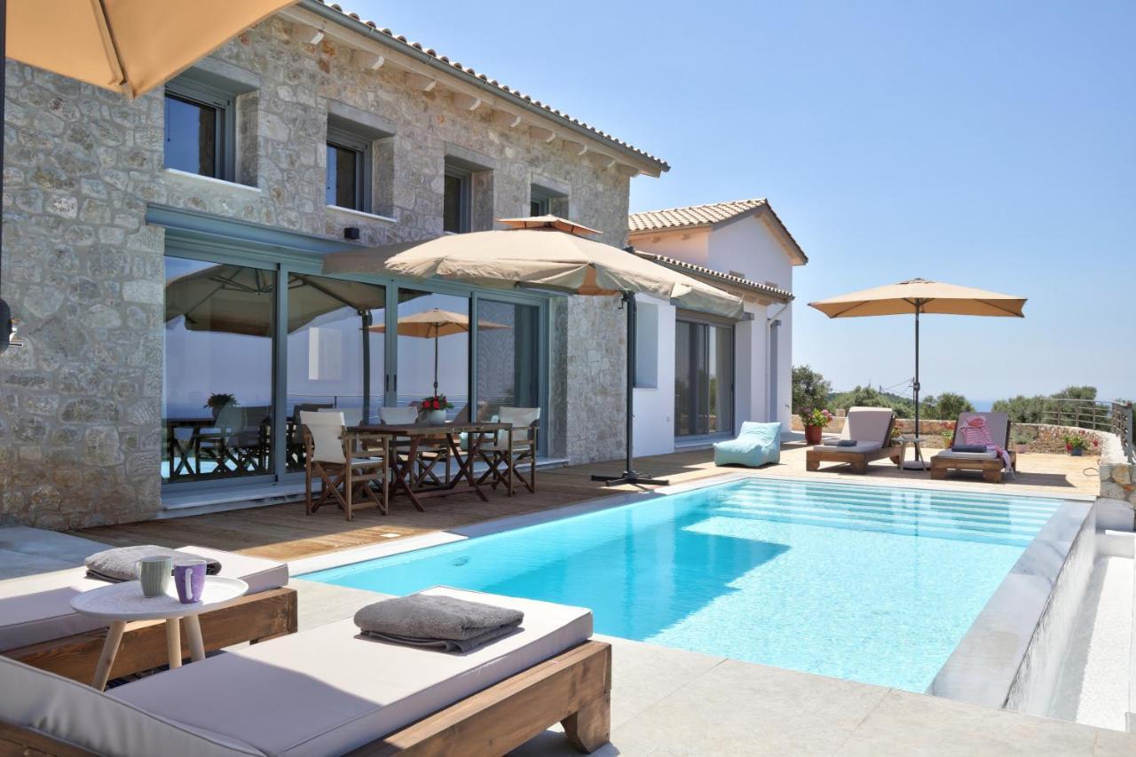 Tsoukaládhes Tsakmakis Villas Luxury- Panoramic Sea View - Lefkada מראה חיצוני תמונה