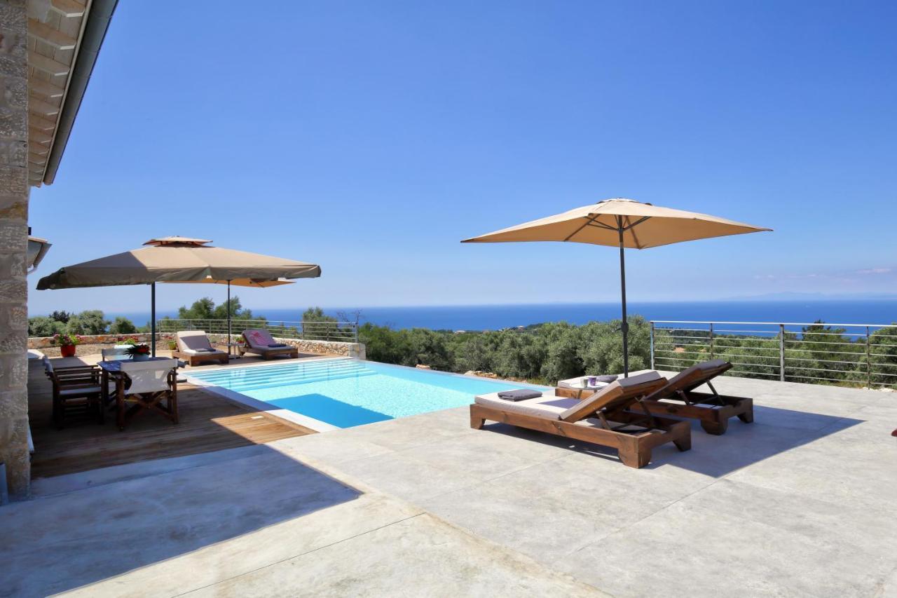 Tsoukaládhes Tsakmakis Villas Luxury- Panoramic Sea View - Lefkada מראה חיצוני תמונה