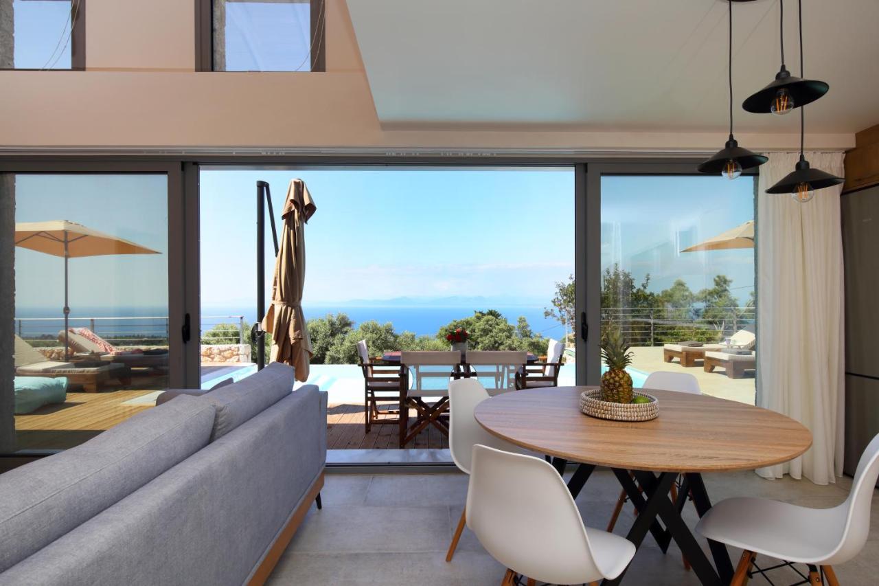 Tsoukaládhes Tsakmakis Villas Luxury- Panoramic Sea View - Lefkada מראה חיצוני תמונה
