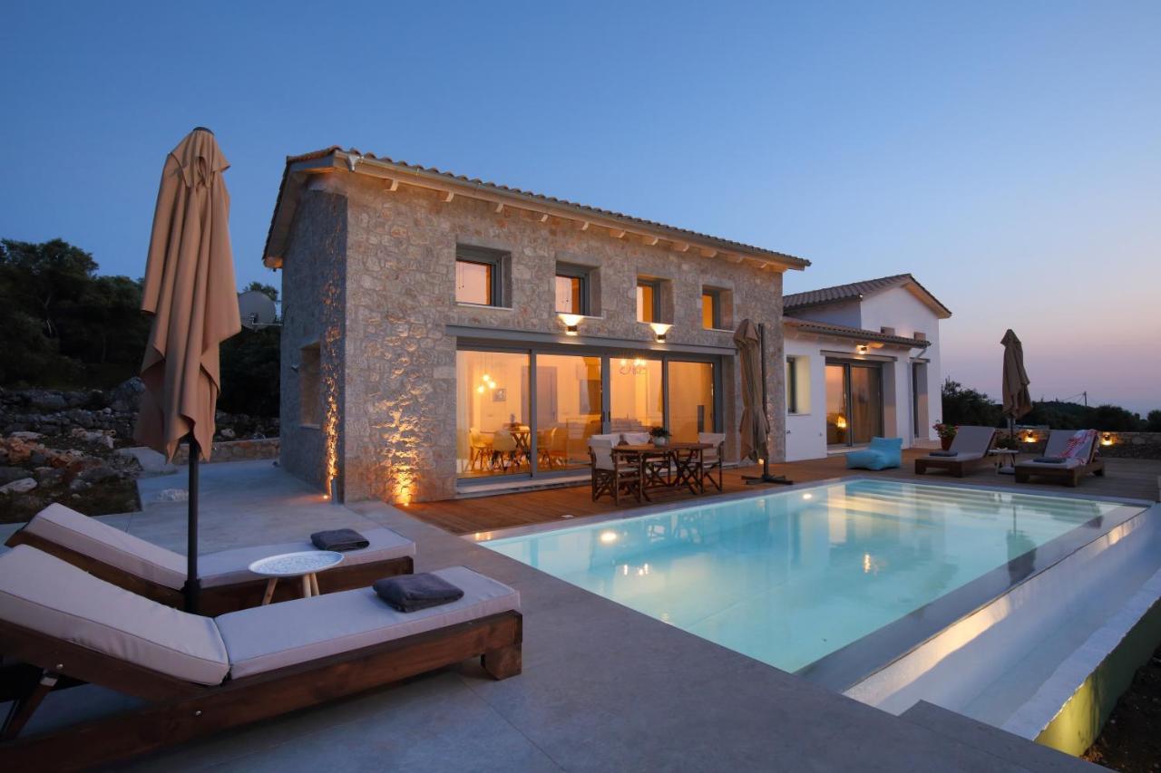 Tsoukaládhes Tsakmakis Villas Luxury- Panoramic Sea View - Lefkada מראה חיצוני תמונה