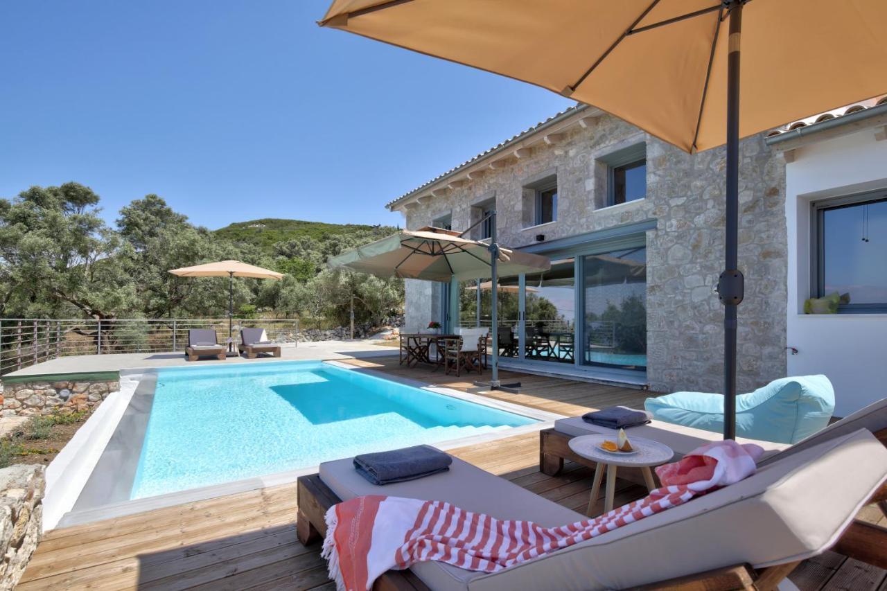 Tsoukaládhes Tsakmakis Villas Luxury- Panoramic Sea View - Lefkada מראה חיצוני תמונה