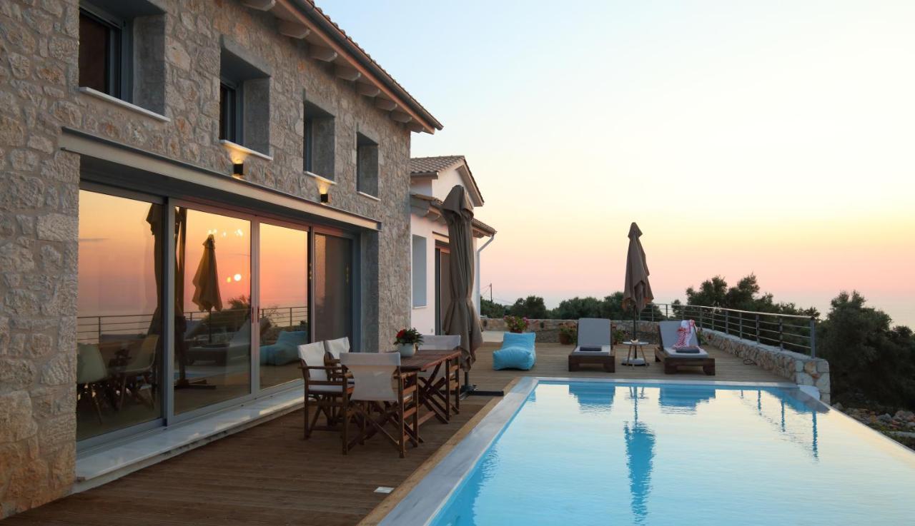 Tsoukaládhes Tsakmakis Villas Luxury- Panoramic Sea View - Lefkada מראה חיצוני תמונה