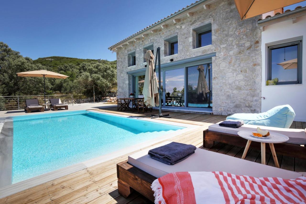 Tsoukaládhes Tsakmakis Villas Luxury- Panoramic Sea View - Lefkada מראה חיצוני תמונה