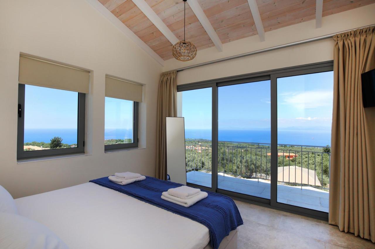 Tsoukaládhes Tsakmakis Villas Luxury- Panoramic Sea View - Lefkada מראה חיצוני תמונה