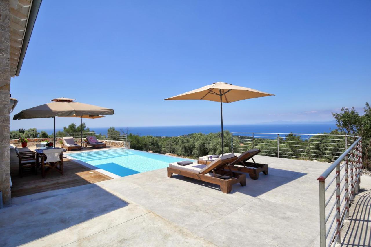 Tsoukaládhes Tsakmakis Villas Luxury- Panoramic Sea View - Lefkada מראה חיצוני תמונה