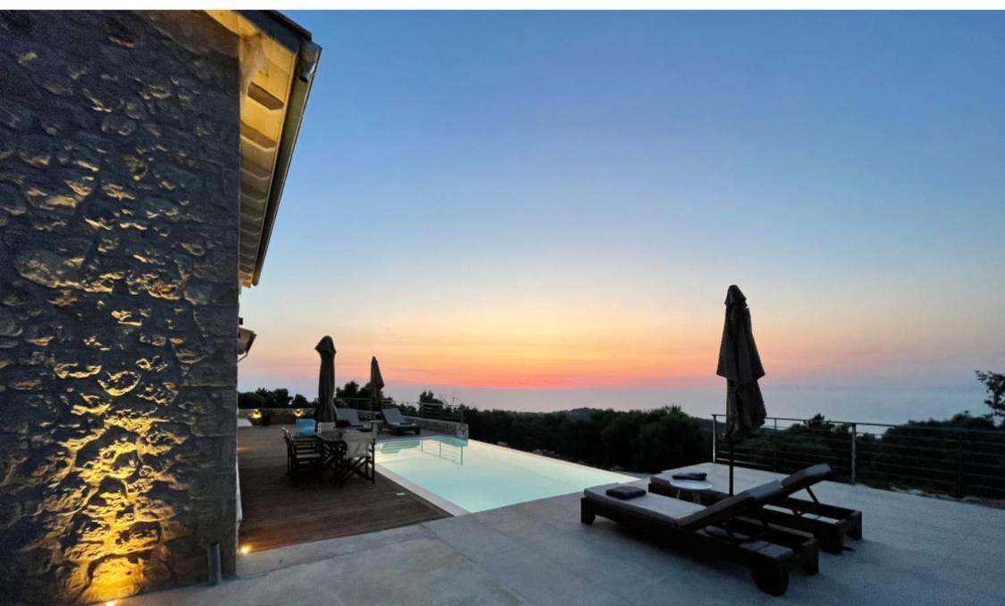 Tsoukaládhes Tsakmakis Villas Luxury- Panoramic Sea View - Lefkada מראה חיצוני תמונה